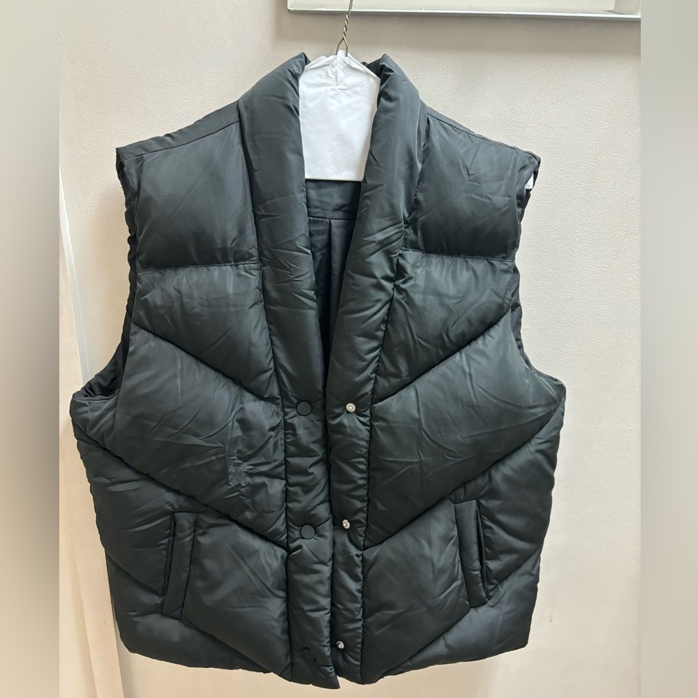 Blank NYC black puffer vest